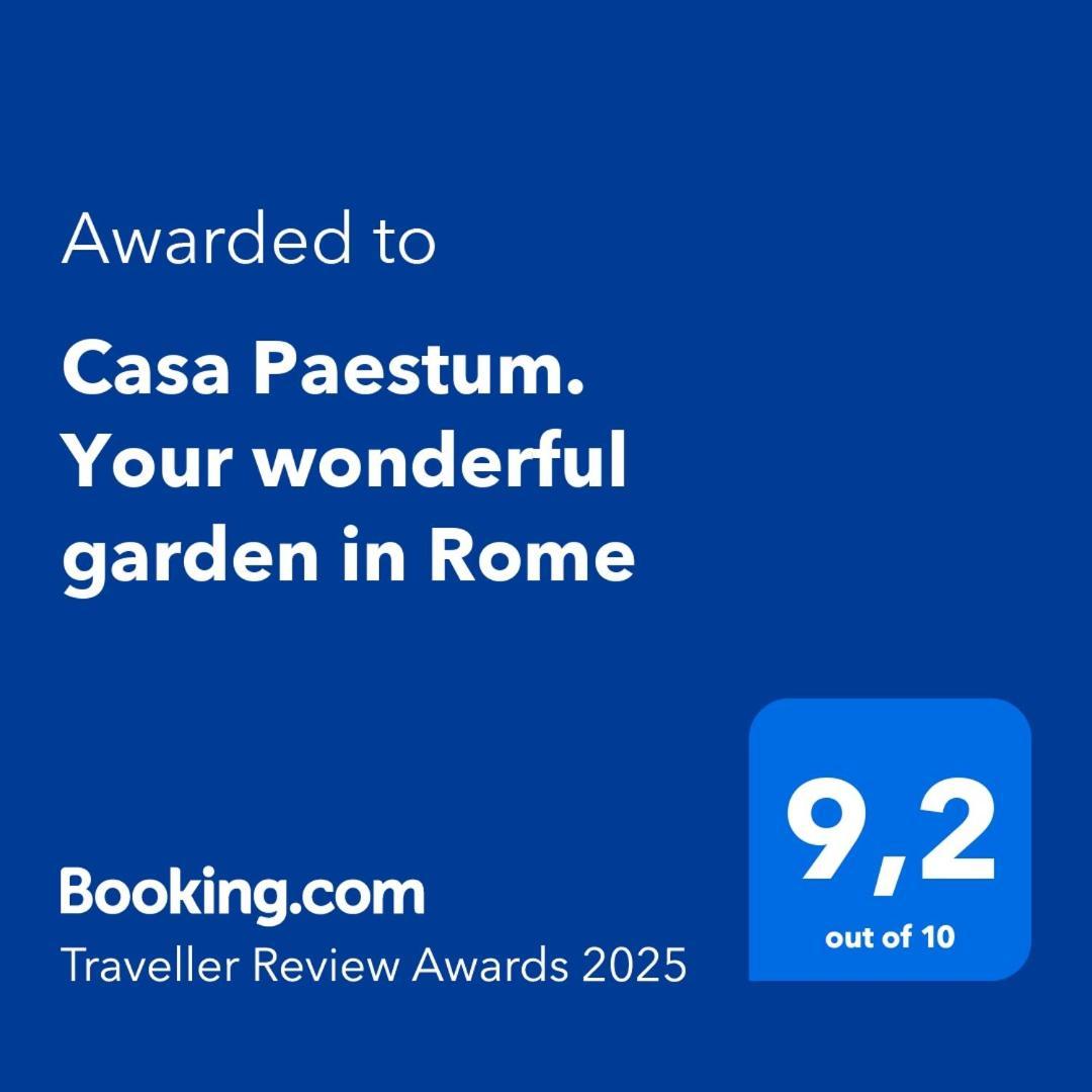 Casa Paestum. Your Wonderful Garden In Рим Экстерьер фото